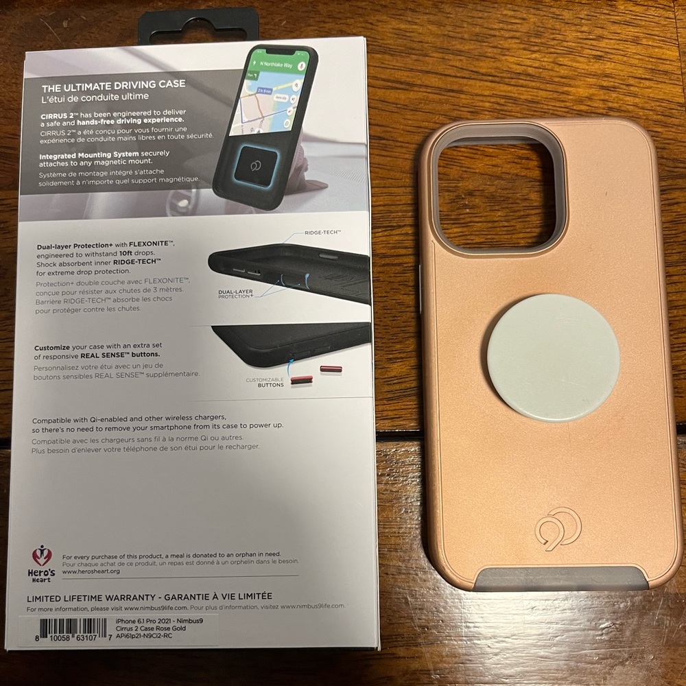 Nimbus Cirrus 2 - iPhone 13 Pro - Rose Clear